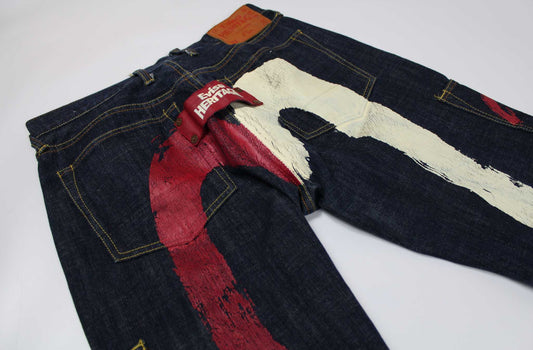 Evisu Denim Jeans Daicock SelvedgeEvisu Denim Jeans Daicock Selvedge | LAYZSSHOP | Evisu 