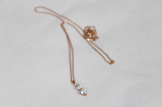 925 Silver Necklace Rose Gold Look | LAYZSSHOP | LAYZSSHOP Vintage