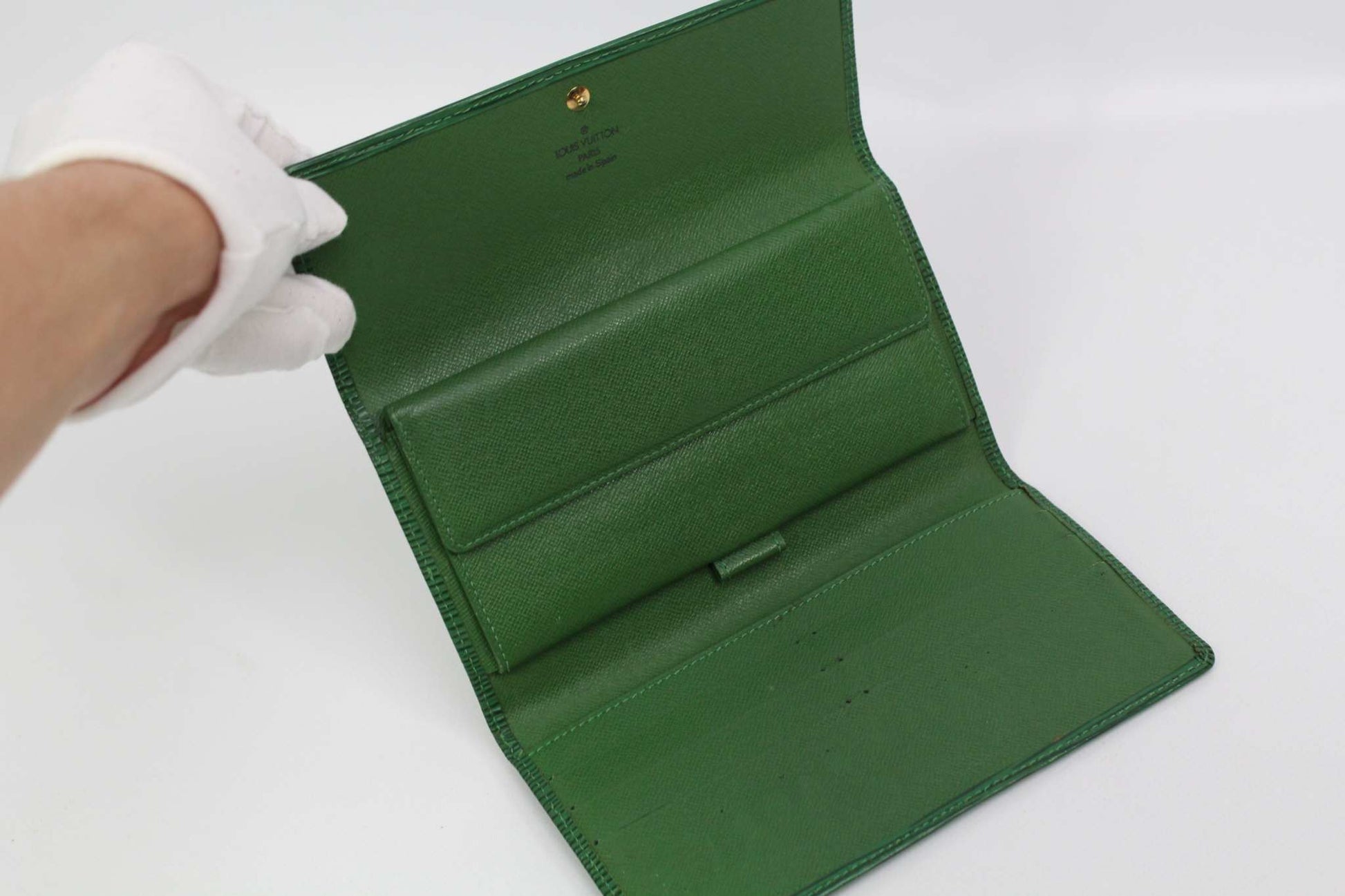 Louis Vuitton Epi Wallet Green - Portmonee