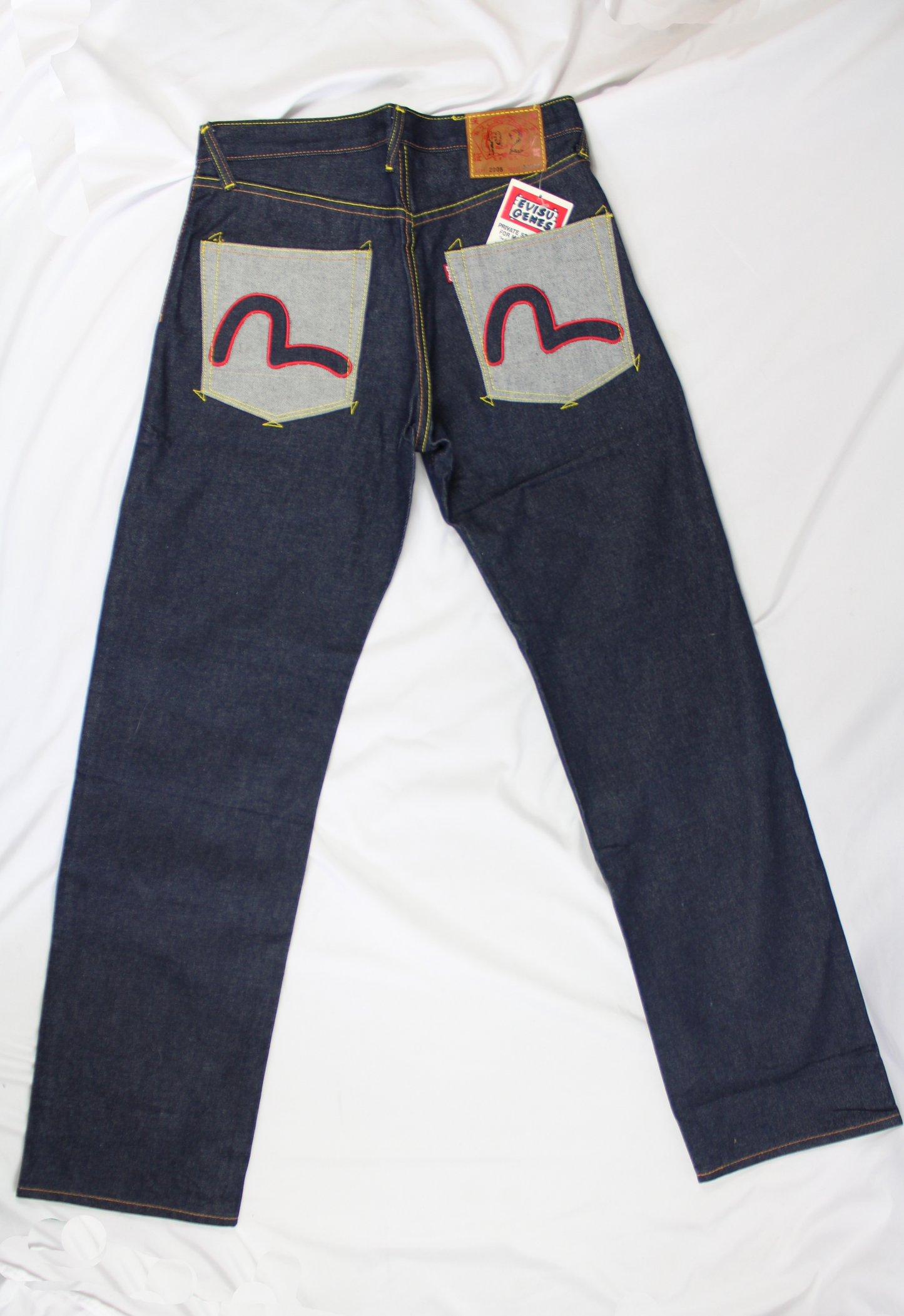 Evisu Denim Red Seagull Silver Pocket | LAYZSSHOP | Evisu 