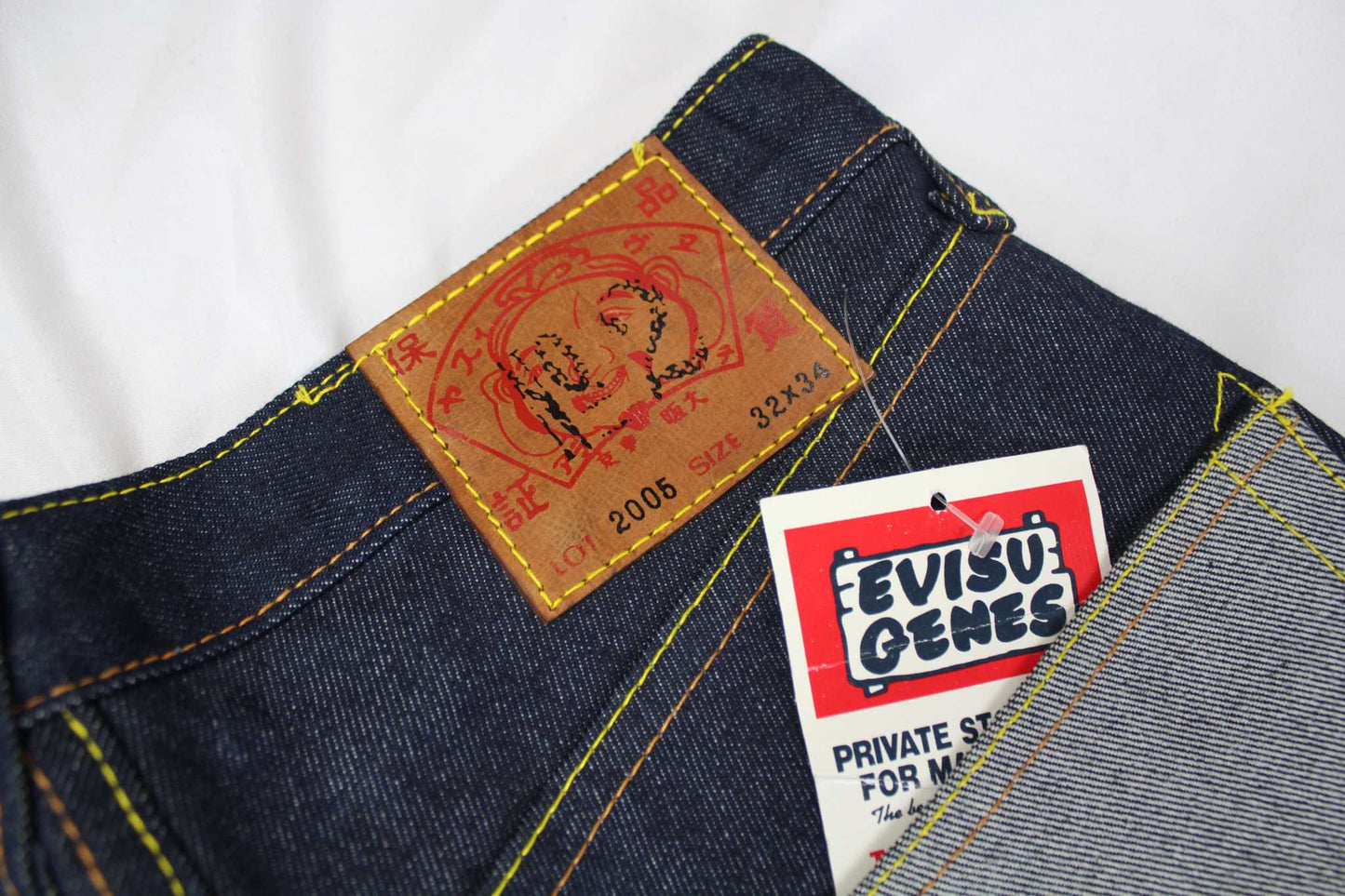 Evisu Denim Red Seagull Silver Pocket | LAYZSSHOP | Evisu 