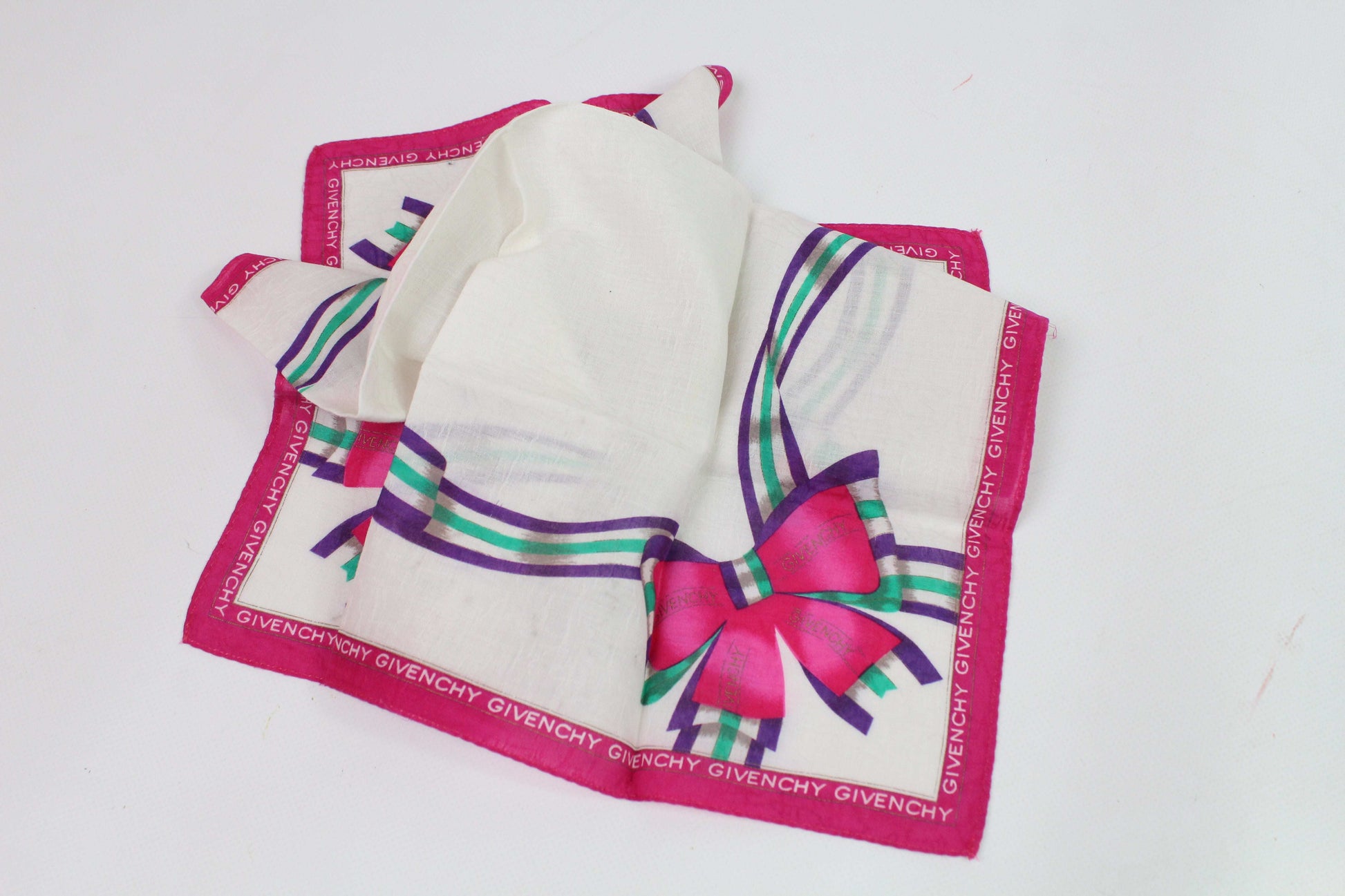 GIVENCHY Scarf White/Pink - Bandana