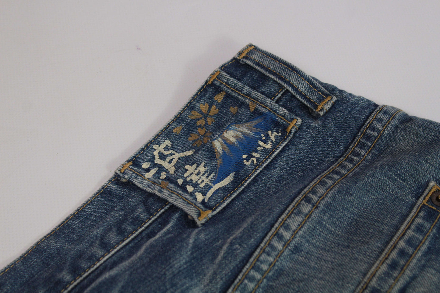 Japanese Denim Handpainted - Hose