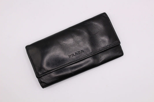 PRADA Leather Keyholder Black - Keyholder