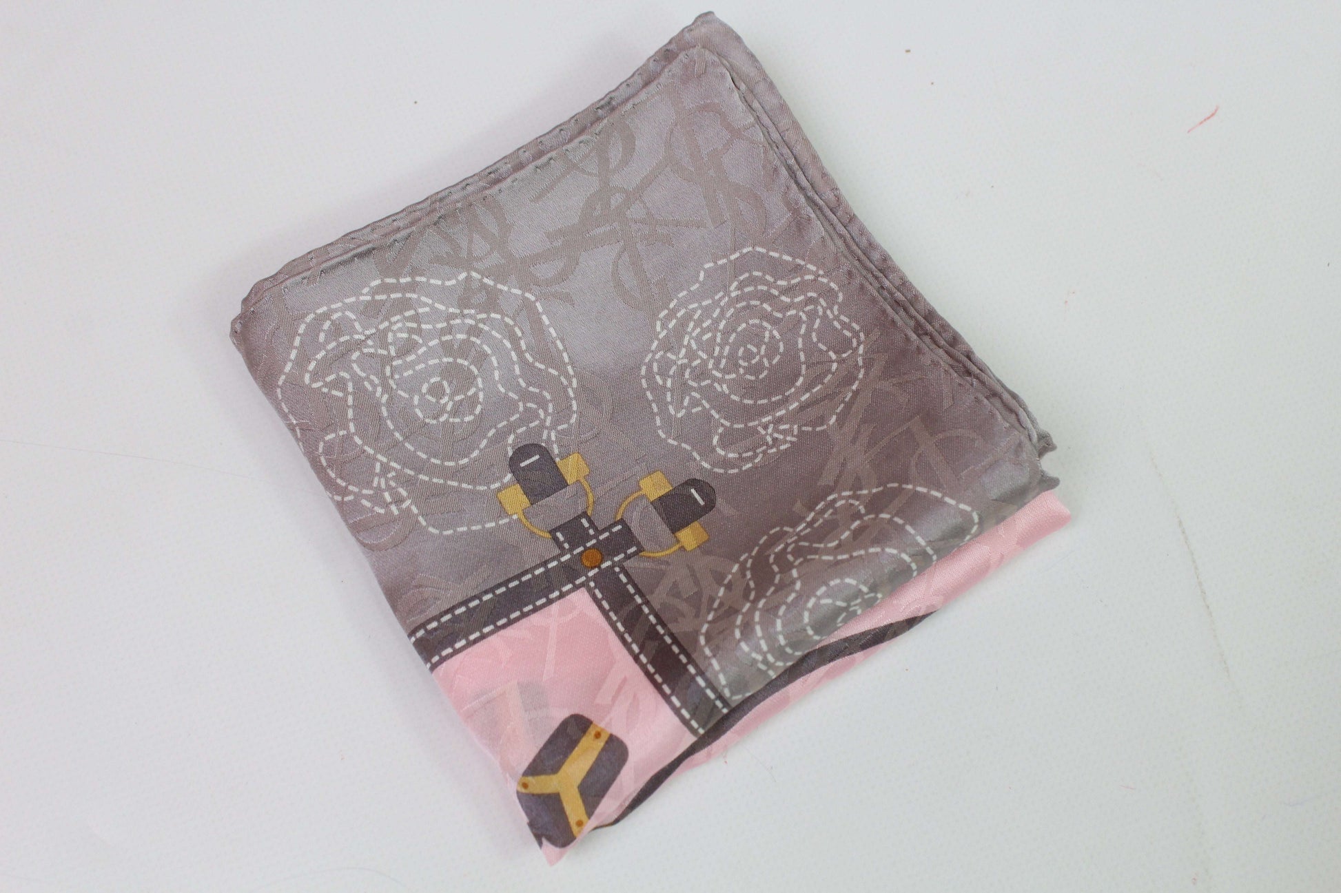 YVES SAINT LAURENT Scarf Rosa - Bandana