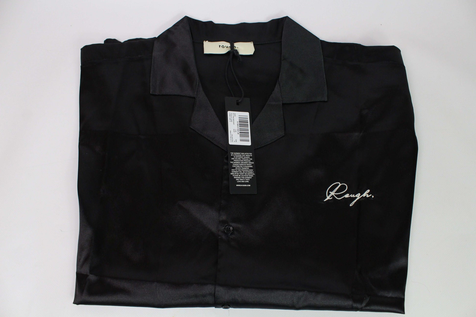 ROUGH Satin Shirt Black - T-shirt