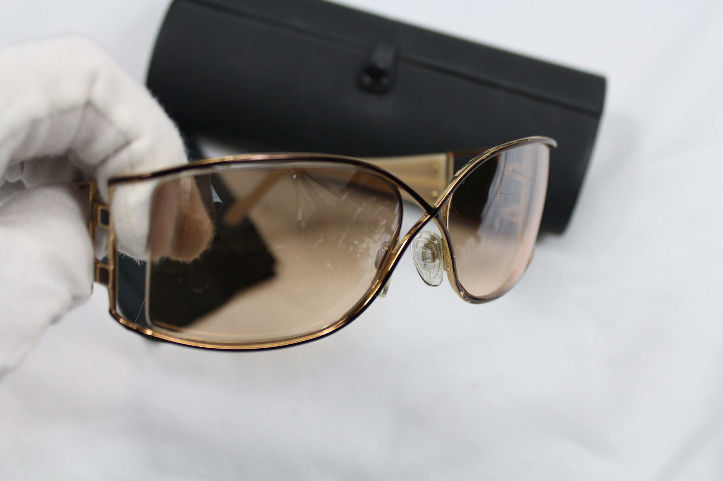 Cazal Shades with slight scratches on lenses, onesize, in good condition.