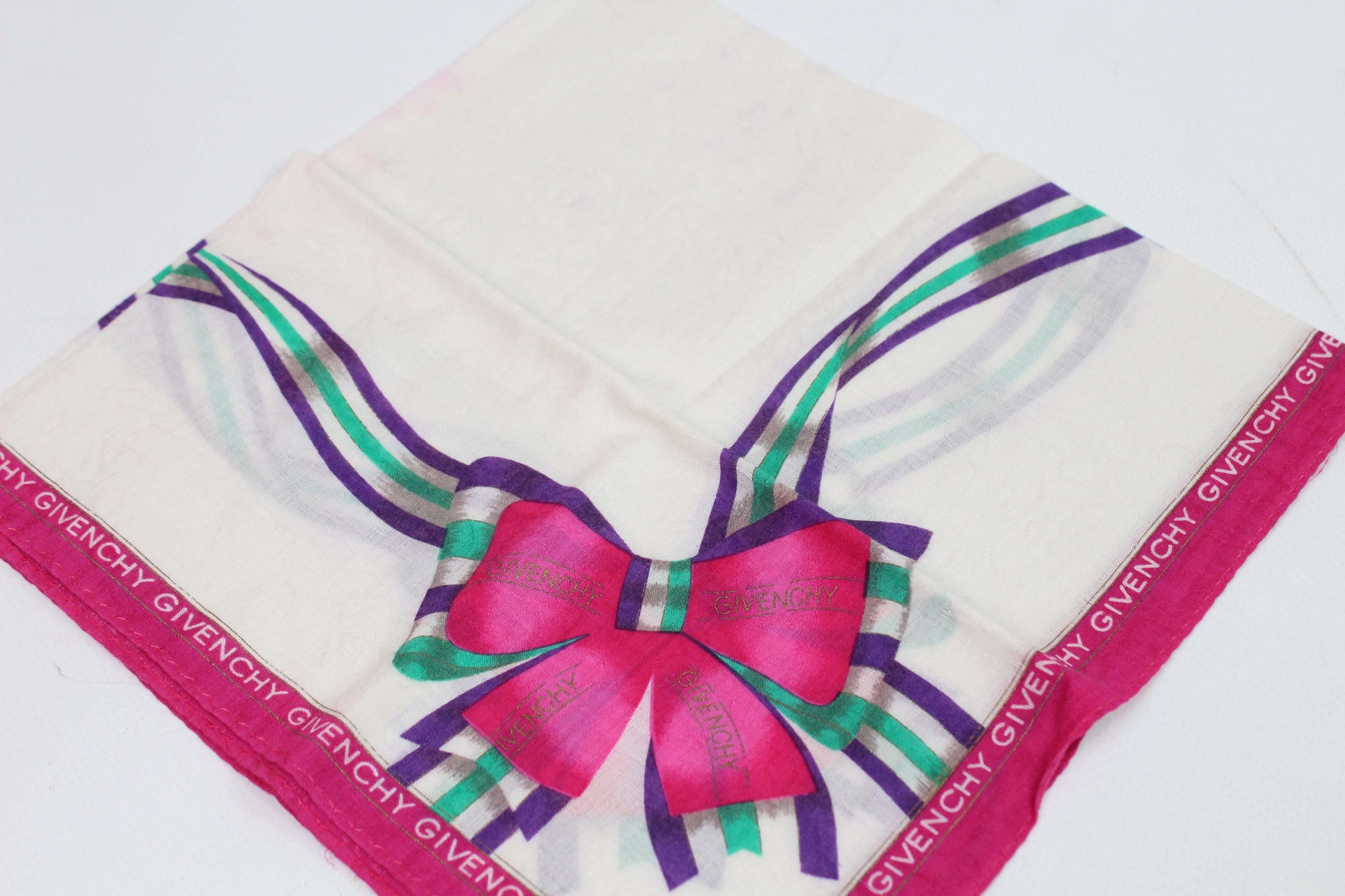 GIVENCHY Scarf White/Pink - Bandana