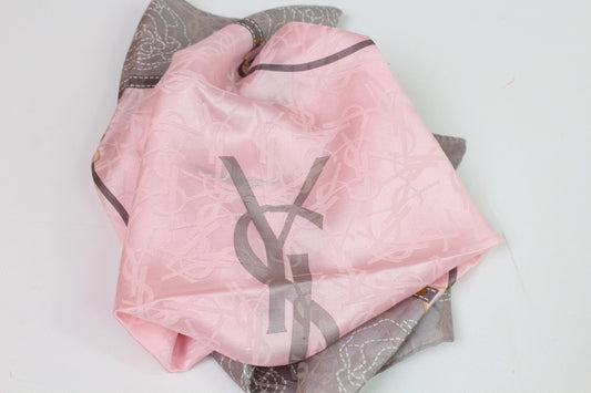 YVES SAINT LAURENT Scarf Rosa - Bandana