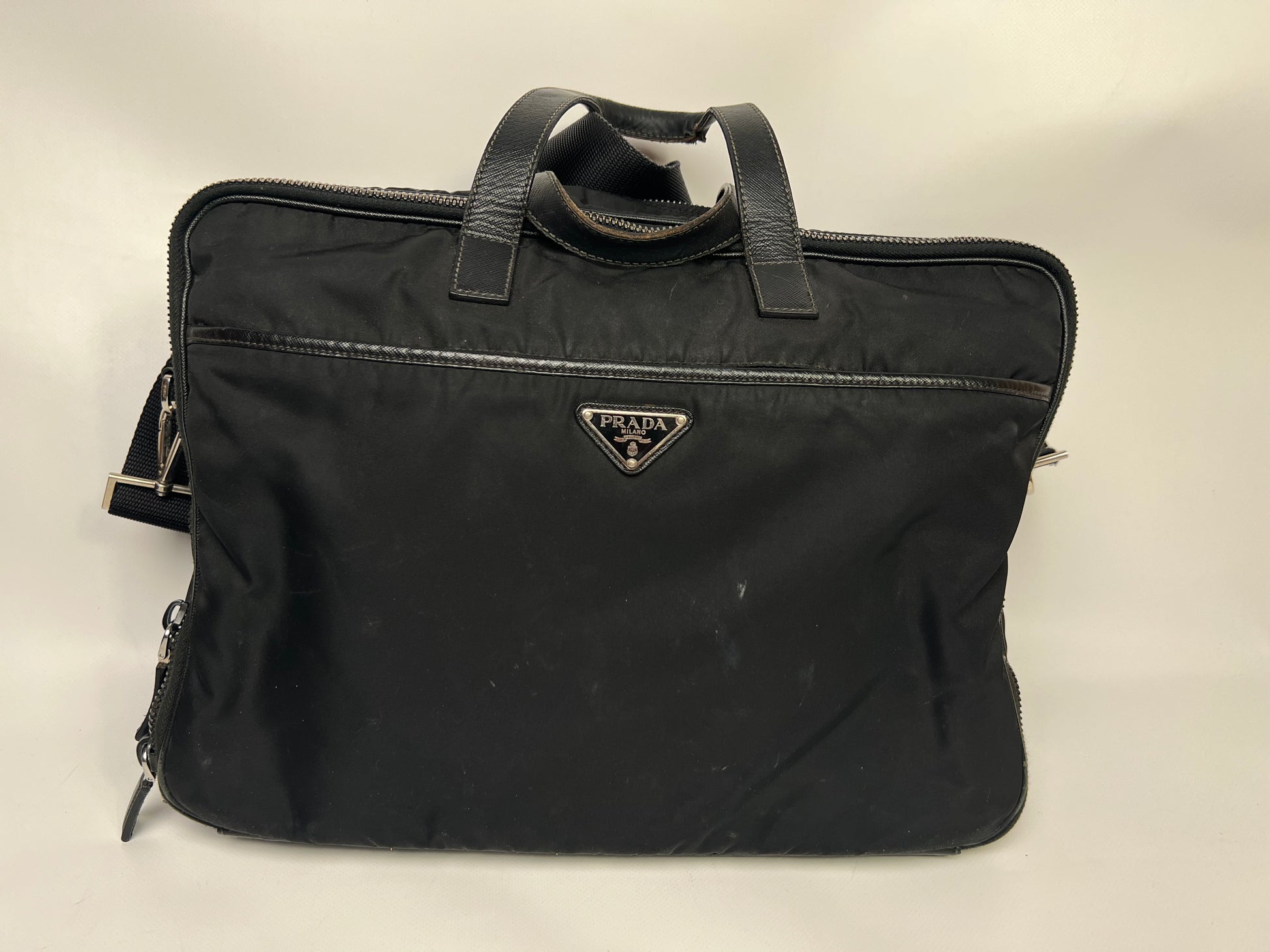 PRADA Nylon Keepall Black LAYZSSHOP Prada Resietasche